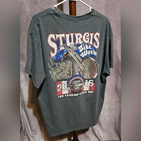 Men's STURGIS BIKE WEEK 2016 Tee XL - Picture 1 of 5
